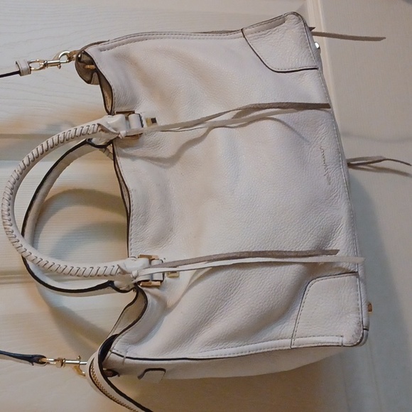 REBECCA MINKOFF Pebble Leather Regan Convertible Satchel Tote Bag - Picture 2 of 14